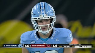 Drake Maye (North Carolina QB) vs South Carolina 2023