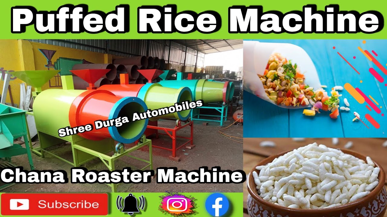 Muri Machine, Fryums Roaster Machine, Chana Roaster, Batasa Making Machine, Poha,Chips,Katori!!