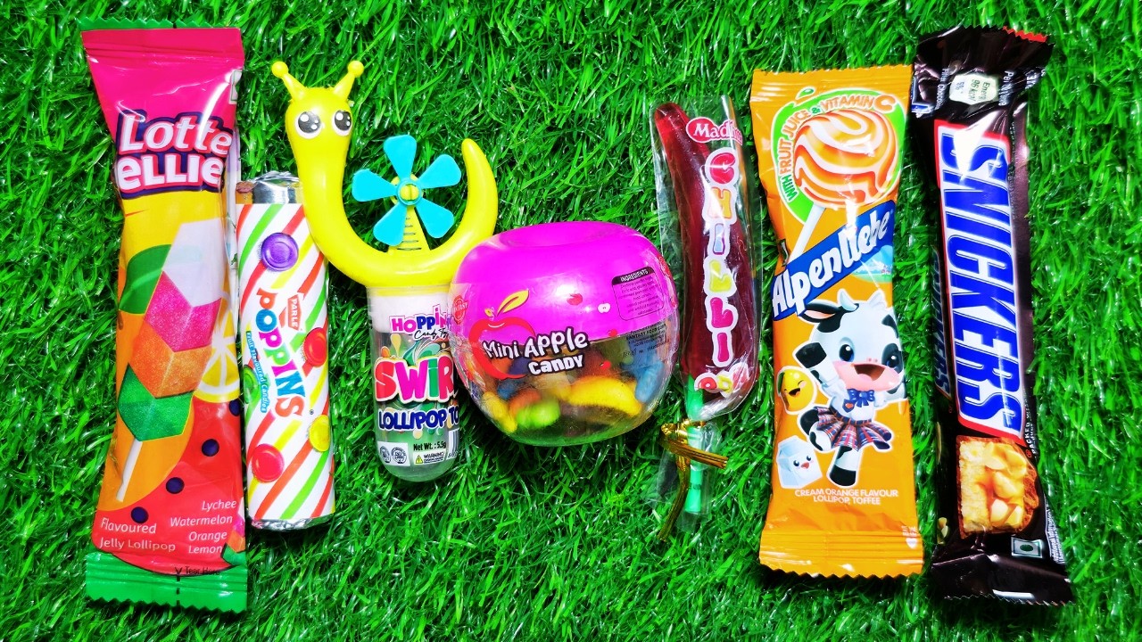 Satisfying ASMR Lollipops Candy and Chocolate Opening Video Yummy Candy Unboxing | Super Relaxing