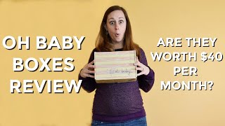 Oh Baby Boxes Review & Unboxing - Honest Review from a Mom Expecting Twin Babies