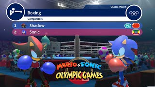Mario & Sonic At The Olympic Games Tokyo 2020 Boxing Shadow VS Sonic Master Gameplay Very Hard screenshot 1