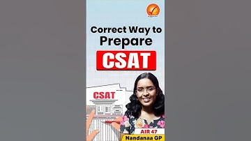 Topper Talk with UPSC CSE 2024 AIR 47 Nandanaa GP | How to prepare CSAT | Vajiram and Ravi
