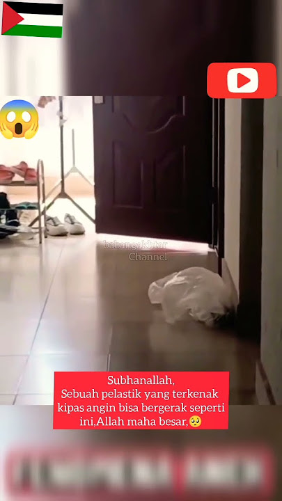 Plastik yang bergerak seperti sholat#shorts