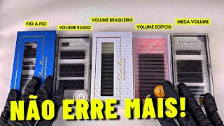QUAL TIPO DE CILIOS COMPRAR PARA CADA TÉCNICA | Fio a Fio, Volume Russo, Volume Brasileiro e mais