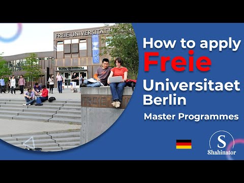 Application process for admission Freie Universität Berlin | Freie Universität Berlin | Shahinator