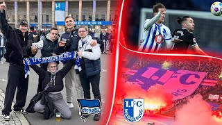 17.000 MAGDEBURGER im Olympiastadion 🔥😱 | Hertha BSC vs. 1. FC Magdeburg - Stadionvlog