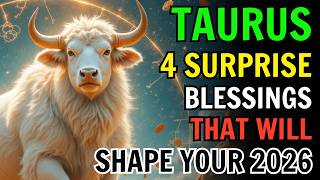 TAURUS ♉ JANUARY 1, 2026: 4 SURPRISE BLESSINGS THAT SHAPE YOUR 2026 🌠
