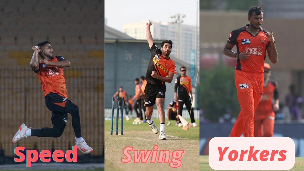 Sunriser Hyderabad Fast bowlers Bowling action in slow motion 2022