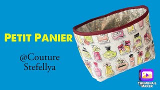 Tuto Vide poche/Petit panier-Couture Stefellya