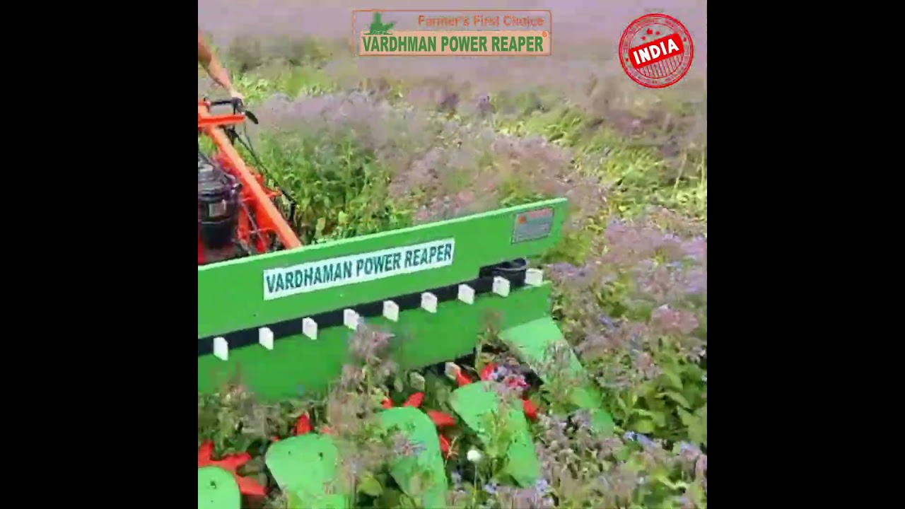 🌍 भारत से सीधे यूरोप — और वहाँ भी Vardhman Power Reaper 3FD का जलवा! 🌾