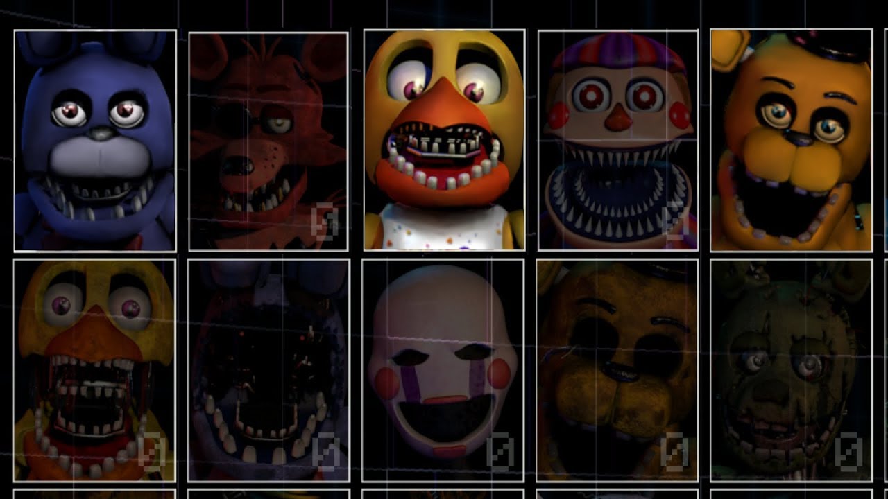 Ultimate Custom Night - Unwithered Animatronics (Mod) - YouTube