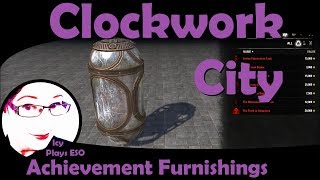 ESO Clockwork City | Achievement Furnishings | Icy Talks 20170919