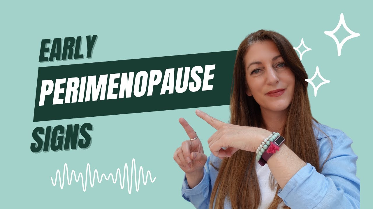 Perimenopause 6 signs that you might be in it YouTube