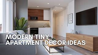 These Modern Tiny Apartment Decor Ideas Make Small Spaces Feel Huge screenshot 1