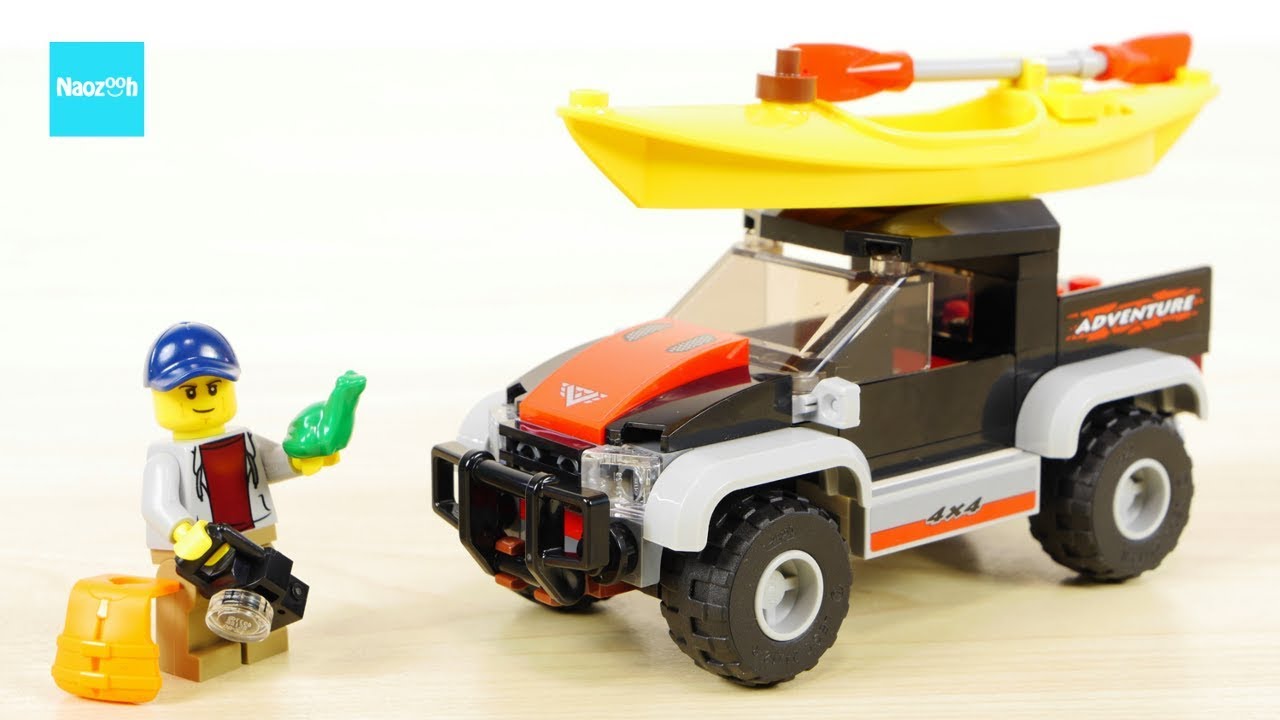 レゴ シティ カヤックとオフロードカー 60240 ／ LEGO City Great Vehicles Kayak ...