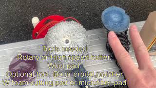 How to remove dock rash or fender rubs by Mobiledetail123 2,622 views 3 years ago 2 minutes, 52 seconds