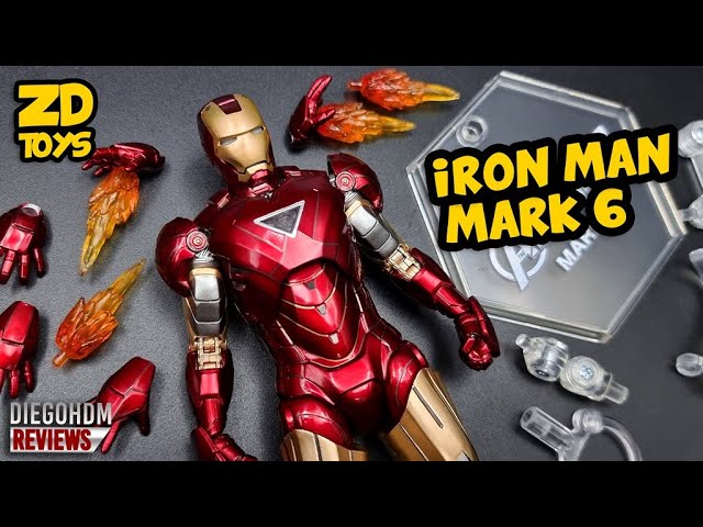 Zd Toys Iron Man Mark 6 Review Br / Diegohdm - Youtube
