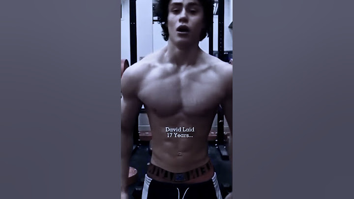 David Laid at 17 Vs Now Transformation #shorts #gymmotivation