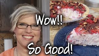 Ultimate Strawberry Cream Cheese Pie ~ Testing A New Springtime Dessert