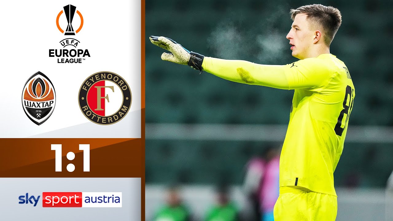Trubin hält Donezk im Spiel! Schachtar Donezk Feyenoord Rotterdam Europa League 2022/23 Trubin hält Donezk im Spiel! Schachtar Donezk Feyenoord Rotterdam Europa League 2022/23