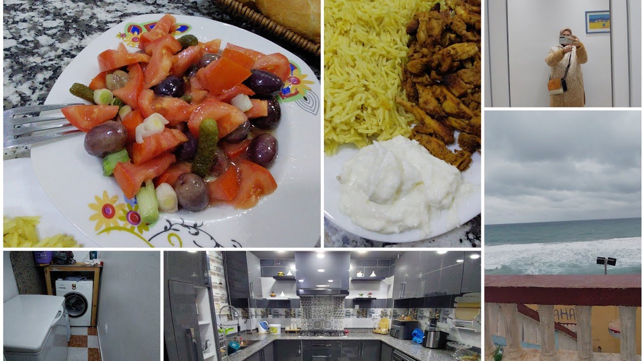 اليوم ا رواحو حكمو بيني وبين زوجي شيرات😡في هاد.المطر ديت قهوت ورحت عند.البحر  رغم المرض ونايضة لوليد