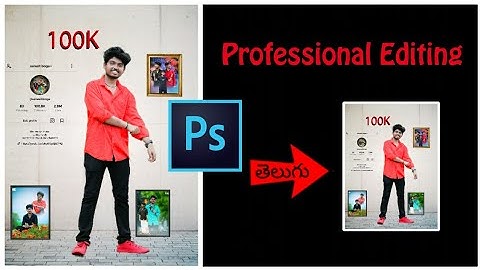 Professional editing in mobile | mobile editing | pscc tutorial |telugu editing #photoshop #pscc2019