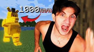 FREDBEAR IN MINECRAFT! (He keeps running at me)