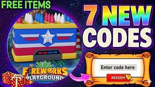 *SECRET UPDATE!* | Fireworks Playground CODES 2026 (ROBLOX Fireworks Playground)