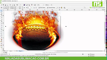Como ajustar imagem a página no Corel?