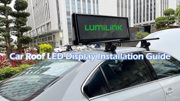 Step-by-Step Car Roof LED Display Installation Guide | DIY Tutorial for Taxi, Trucks & Mobile Ads