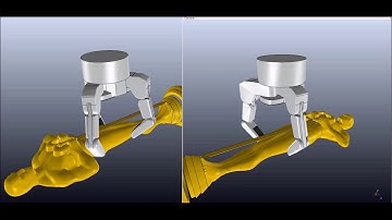 Real-Time Grasp Planning for Multi-Fingered Hands by Finger Splitting