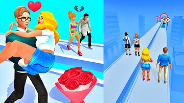 Satisfying Mobile Game - Bestie Breakup - Run For Love - All Levels Gameplay - Levels 1-13