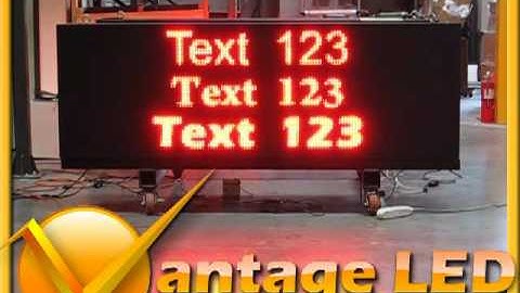 Vantage LED Raven™ Grayscale Series / 16mm . 48x144 matrix . 2