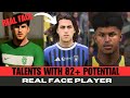 EAFC 24 Wonderkids 82+ Potential & Real Faces ⚽