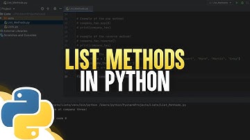 List Methods In Python