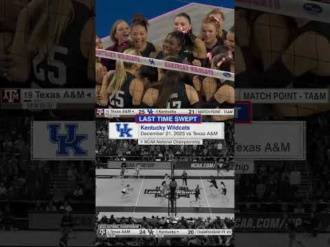 Texas A&M volleyball looking dangerous again after sweeping Kentucky…AGAIN 👀