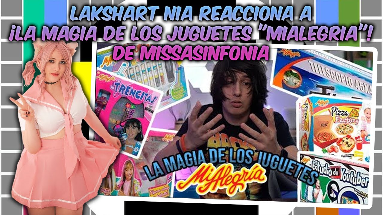 LAKSHART NIA reacciona a ¡La MAGIA de los JUGUETES "MIALEGRIA"! de MissaSinfonia 🤣