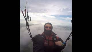 Paragliding misty below #shorts