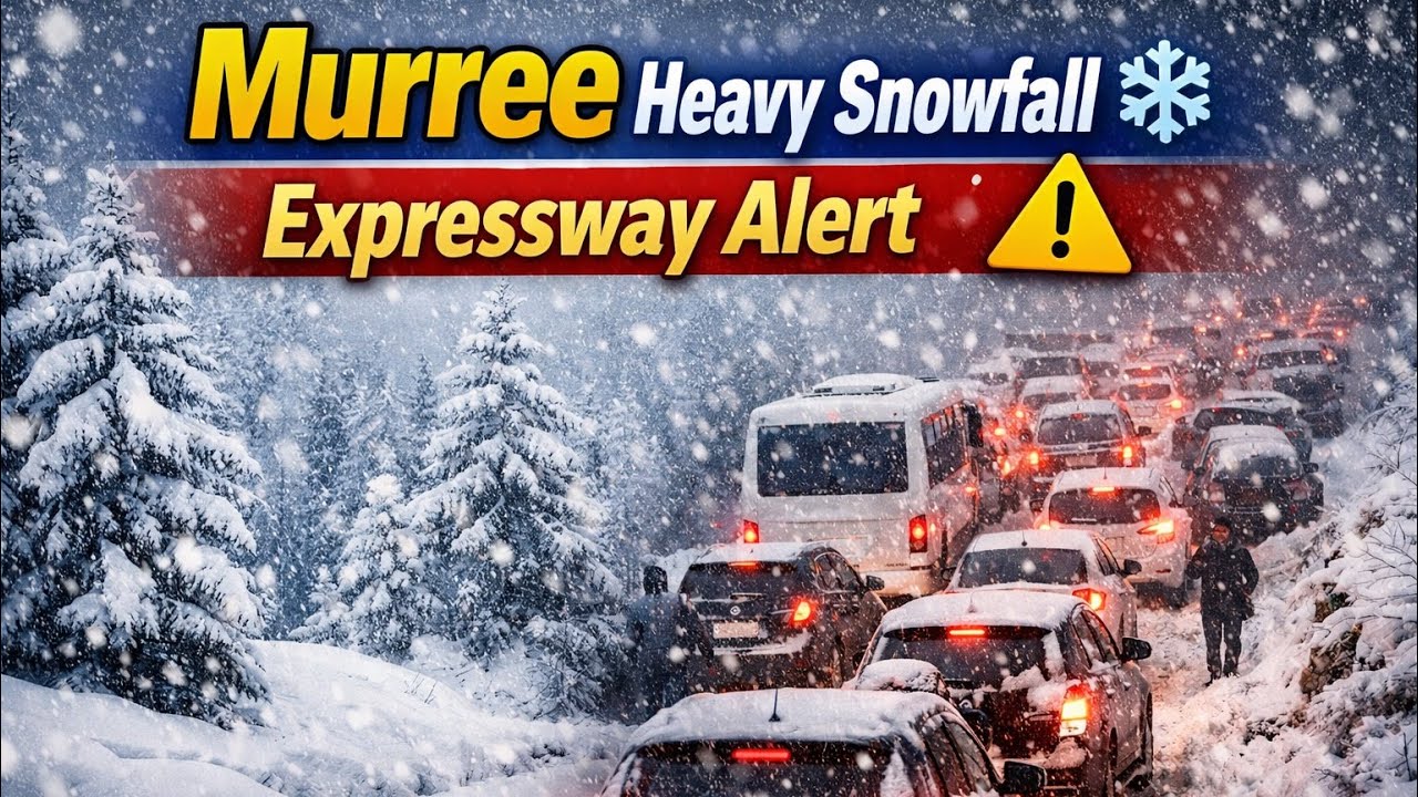 Murree Latest Updates Today |Heavy Snowfall| Murree Weather Update | Murree Expressway Traffic Alert