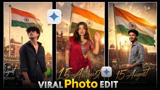 Independence Day Photo Editing with AI Prompt | Trending Instagram 15 August AI Photo Editing 2026 screenshot 1
