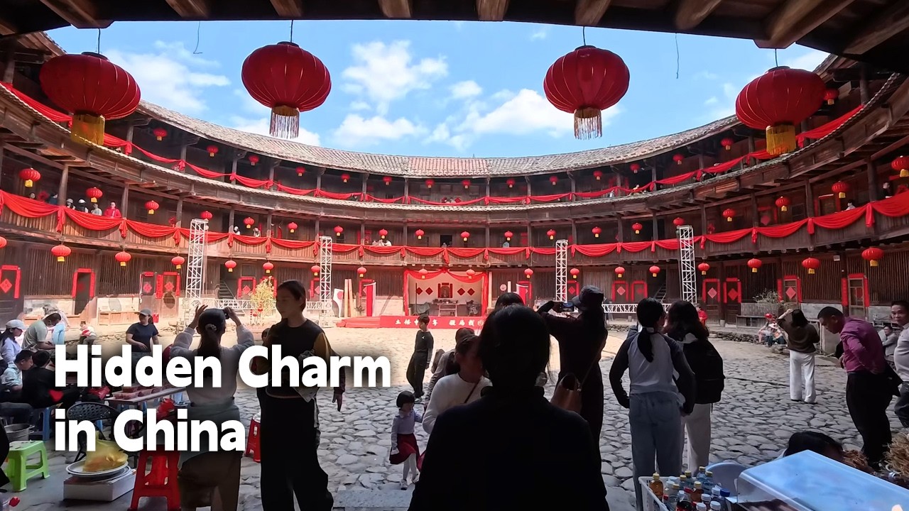 Watch Fujian Tulou sites during the day
