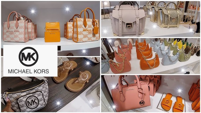 How cute are these Michael Kors tote bags?! #outlet