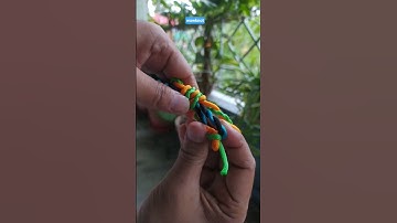 Incredible way to join two ropes #camping #creativesurvival #diy #craft #tricks #tips #yts #shorts