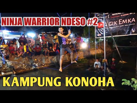 AKSI VIRAL PARA NINJA KAMPUNG Lomba Ninja Warrior Ndeso Berhadiah Motor (part 2)