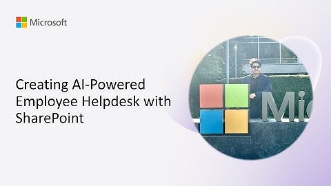 Creating AI-Powered Employee Helpdesk with SharePoint