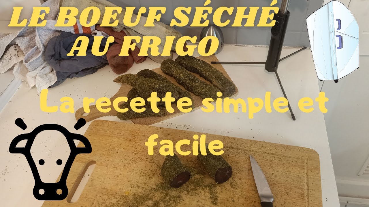Faire de la viande séchée au frigo facilement et rapidement - YouTube