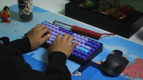 KBD75V2 with Novelkey Creams Typing Test | ASMR