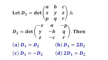 csir net dec 2016 linear algebra determinant and its properties