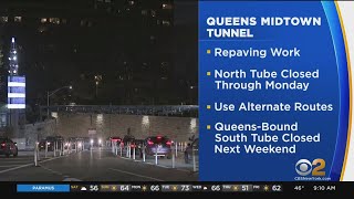 Manhattan-Bound Tube Of Midtown Tunnel Closed This Weekend