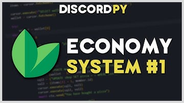[NEW] Discord Economic Bot | Opening Account, Work, Balance | Part 1 | Python